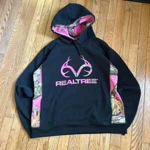 Realtree Pink and Black Hoodie‎